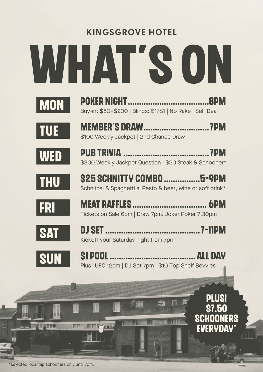 Kingsgrove Hotel Whats On 2025